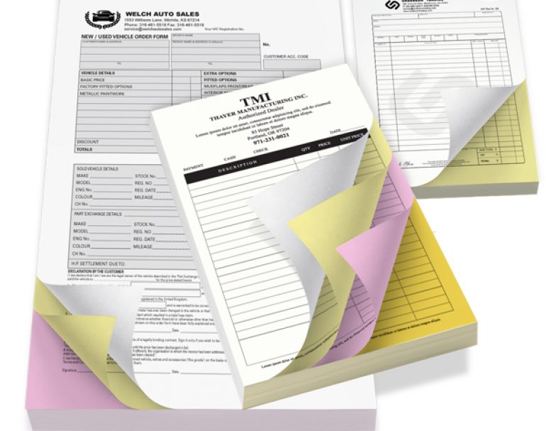 Carbonless Forms Carbonless Forms