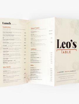 Menus